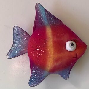 Tropical Sparkle Colorful Fish Ornament Toy